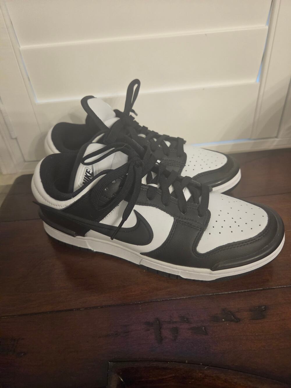 Nike Dunk Low Twist Panda according to AI